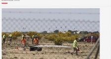 德赢app官网下载安装一架战斗机坠毁 地点为萨拉戈萨空军基地内部